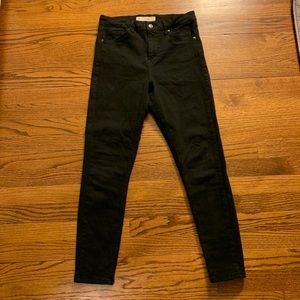 Topshop black Jamie jean